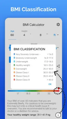 BMI Calculator android App screenshot 0