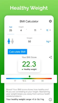 BMI Calculator android App screenshot 4